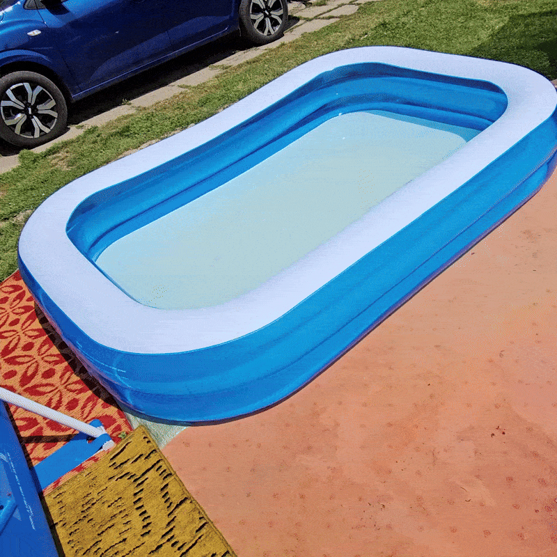 Piscină Gonflabila Pentru Copii 2.01m x 1.50m x 50cm ZanaCasei.Ro