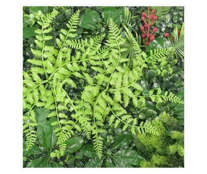 Panou decorativ cu plante verzi artificiale, paravan tip gard viu, 60 x 40 cm ZanaCasei.Ro