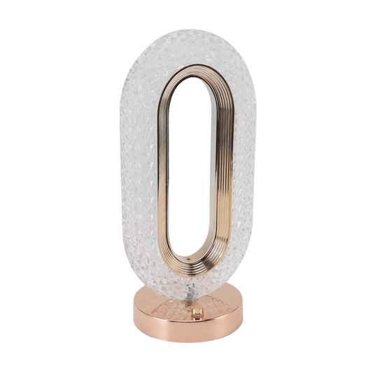 Lampă LED Cristal, Lumina Ambientală 3 Culori ZanaCasei.Ro