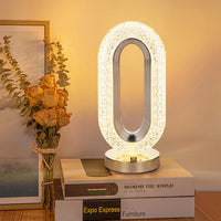 Lampă LED Cristal, Lumina Ambientală 3 Culori ZanaCasei.Ro