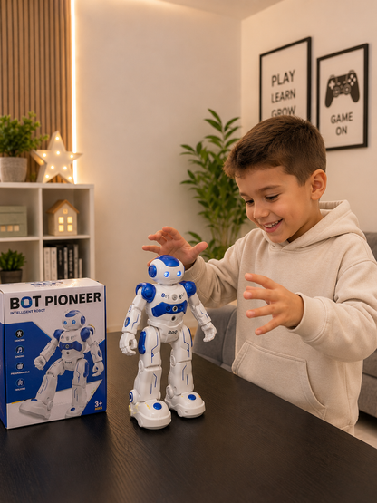 Robot De Jucarie Inteligent, Telecomanda Si Control Prin Gesturi ZanaCasei.Ro