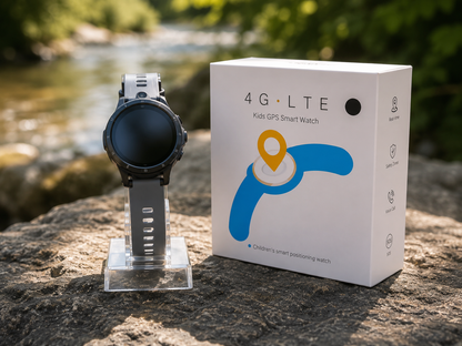 Smartwatch Copii cu GPS Tracker, Buton SOS, Rezistent la Apă, Cartelă SIM, Apel Video 4G ZanaCasei.Ro