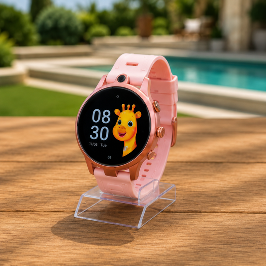 Smartwatch Copii cu GPS Tracker, Buton SOS, Rezistent la Apă, Cartelă SIM, Apel Video 4G ZanaCasei.Ro