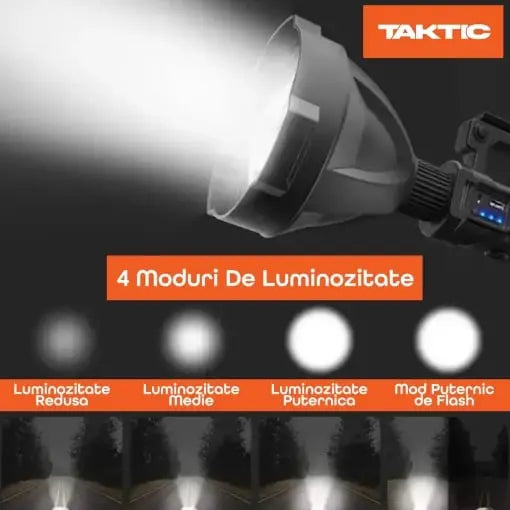 Lanterna LED, 31 cm, încărcare USB, trepied inclus Zanacasei