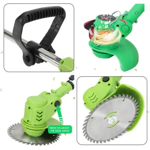 Motocoasa electrica 48V, 800 W , 20000 RPM, cu 2 acumulatori incluși de 48V Zanacasei