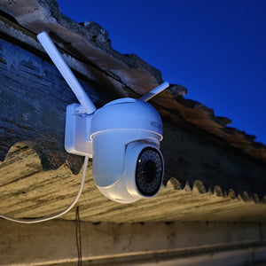Camera VISURON 3MP WiFi – Rotire 360°, Night Vision Color, IP66, Alertă Mișcare + Card 32GB CADOU