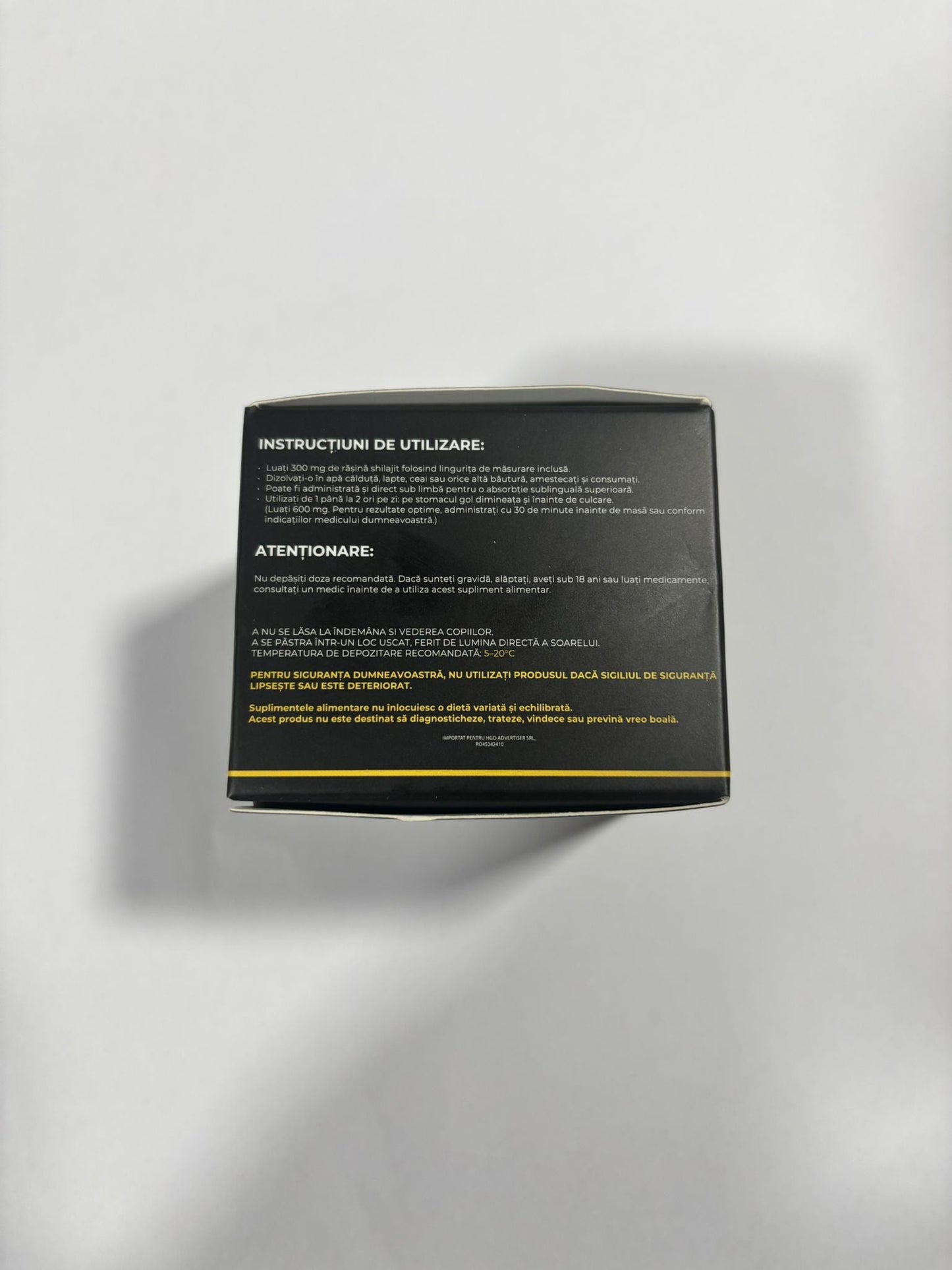 Shilajit Natura 100% Pur – Rășină Himalayană de Energie și Vitalitate ZanaCasei.Ro