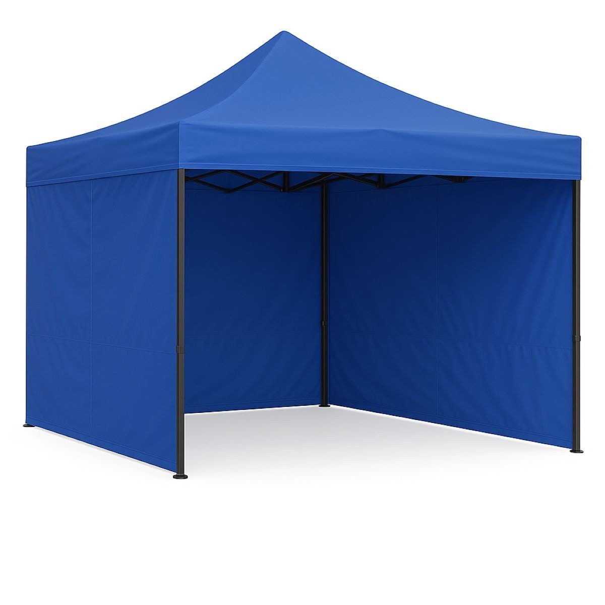 Perete Lateral Albastru Impermeabil pentru Pavilion și Cort 3x3 m – Protecție Împotriva Ploii, Vântului și Soarelui ZanaCasei.Ro