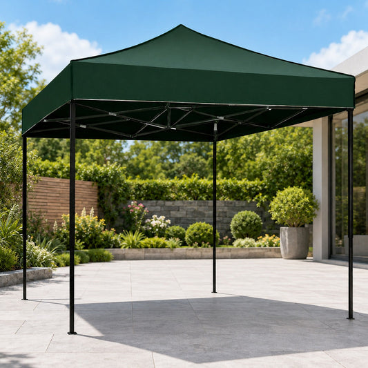 Cort Pavilion 3×3×3 m Anti-UV + Saltea Gonflabila CADOU – Montare Rapidă, Cadru Metal ZanaCasei.Ro