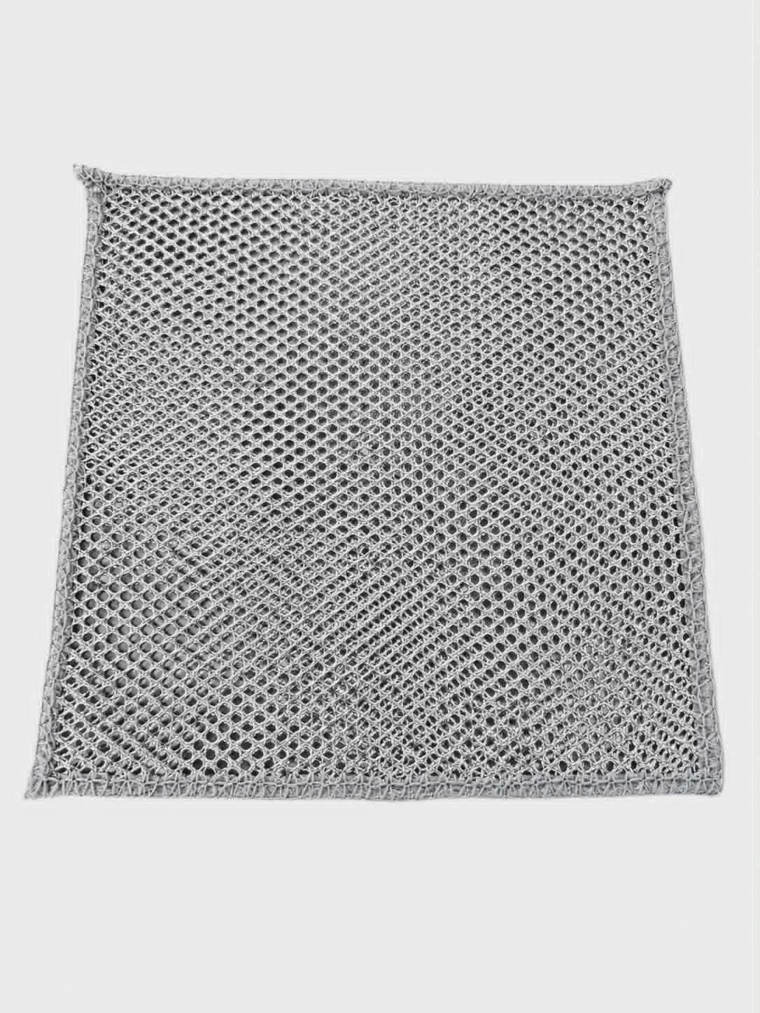 Set de 10 lavete multifuncționale pentru curățenie, 20 x 20 cm, microfibră metalică fără zgâriere ZanaCasei.Ro