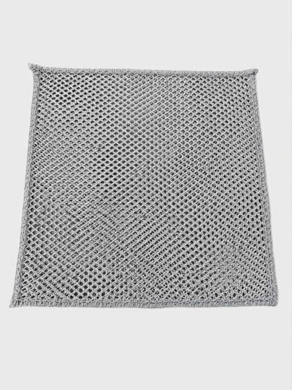 Set de 10 lavete multifuncționale pentru curățenie, 20 x 20 cm, microfibră metalică fără zgâriere ZanaCasei.Ro