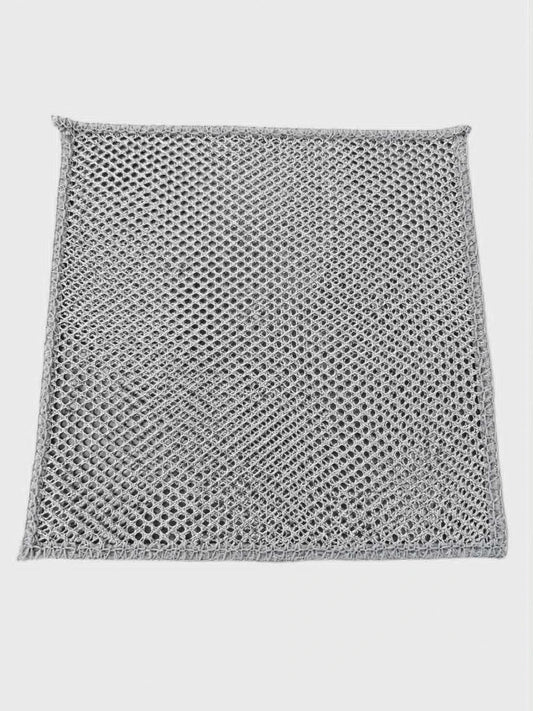 Set de 10 lavete multifuncționale pentru curățenie, 20 x 20 cm, microfibră metalică fără zgâriere ZanaCasei.Ro