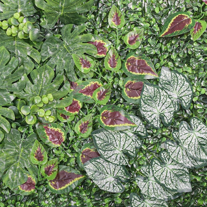 Panou decorativ cu plante verzi artificiale, paravan tip gard viu, 60 x 40 cm ZanaCasei.Ro