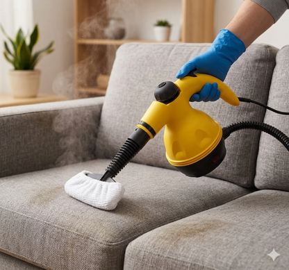 Kit Aparat de Curățare cu Abur 1200W – Igienizare Fără Chimicale, 3 Bari, Accesorii Incluse ZanaCasei.Ro