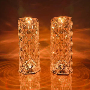 Lampa cu proiector - trandafir