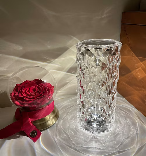 Lampa cu proiector - trandafir MelekMag