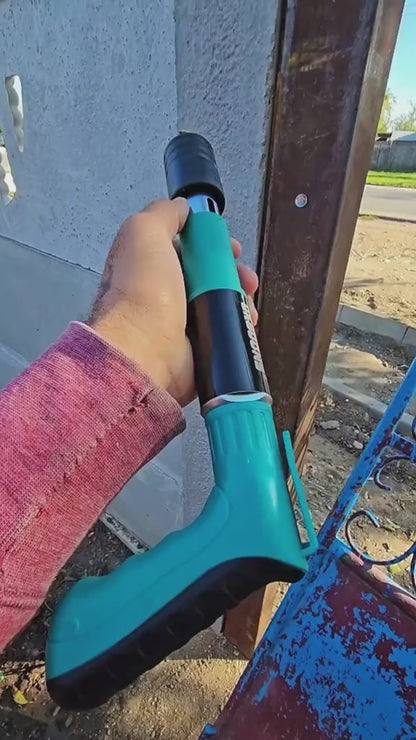 Pistol Manual Silentios de Bătut Cuie în Beton și Metal, Accesorii și Cutie Transport + CADOU 50 Cuie Otel