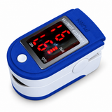Pulsoximetru Digital de Deget – Măsoară Saturația de Oxigen (SpO2) și Pulsul, Ecran LED, Operare cu un Buton, Oprire Automată